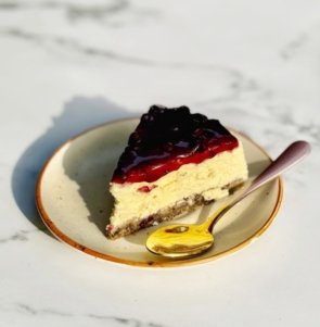 Blueberry cheesecake